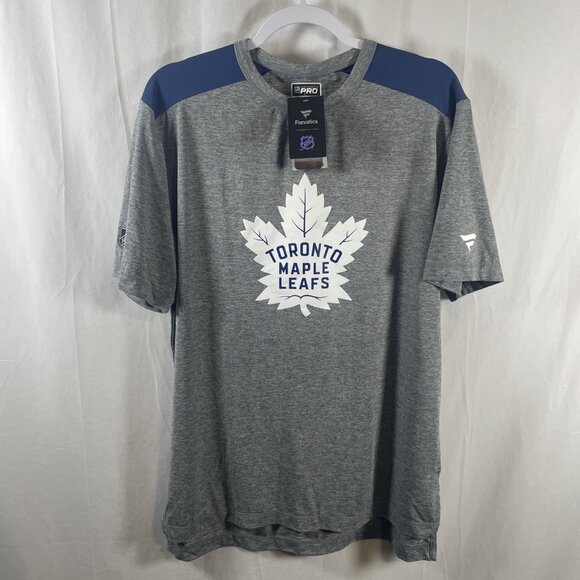 Fanatics Other - Toronto Maple Leafs Fanatics T-shirt Men’s Large Gray NWT NHL Logo Casual Hockey